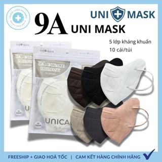   THÙNG 100 CÁI  Khẩu Trang 9A UNICARE MASK - Bảo Vệ Toàn Diện Với 5 Lớp Dày Dặn Chống Tia UV Che Nắng Toàn Diện Cho Mặt Vừa và To 