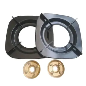 Tatakan tungku gas rinnai 2 tungku kaki 4 bahan tebal + 2 pcs burner terlaris