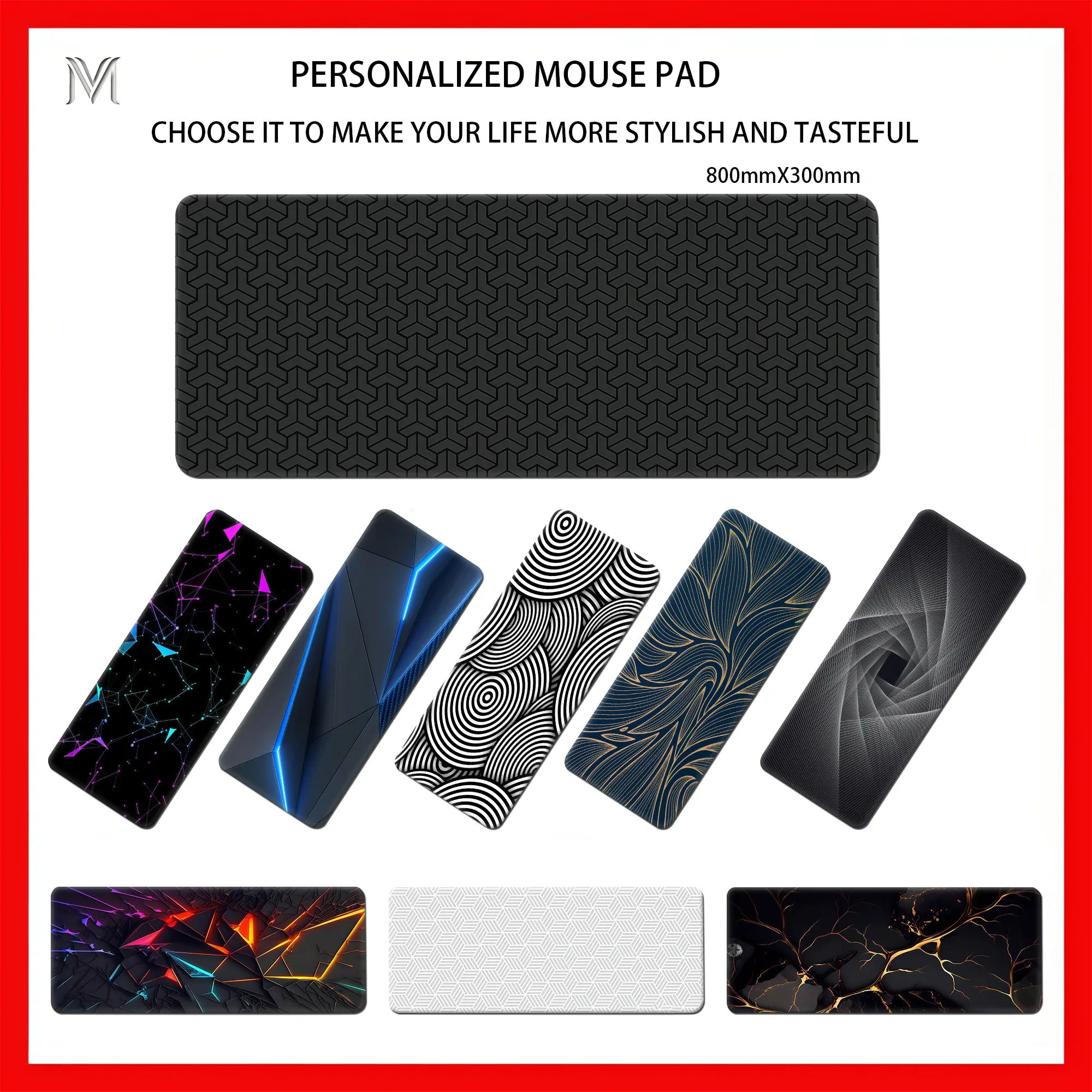 Mouse Pad Gaming Non-Slip Desk Mat Minimalist Fashion Mousepad Soft And Thick Suitable Gaming And Office Use 800×300mm.01