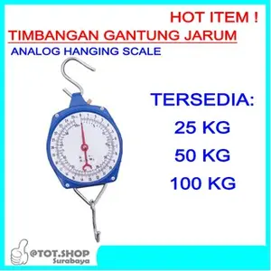 TIMBANGAN GANTUNG ANALOG JARUM 25 50 100 KG