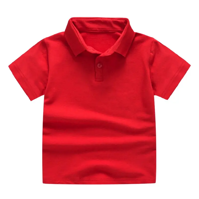 Kaos Kerah Polos Anak - Baju Atasan Anak laki-laki perempuan/Kaos kerah Polo Anak Usia 2-12 Tahun  Fashion Anak-Anak 2