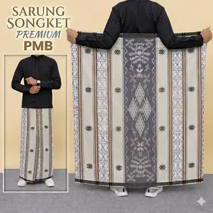 Sarung Pria Dewasa Songket Premium PMB Series Nyaman Dipakai