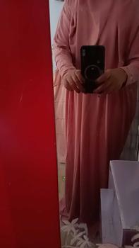 Product Review of Humaira Dress - Nameera Style - Abaya One Set, Batwing, Bahan Jersey, All Size, Busui Friendly from a** s**i 0