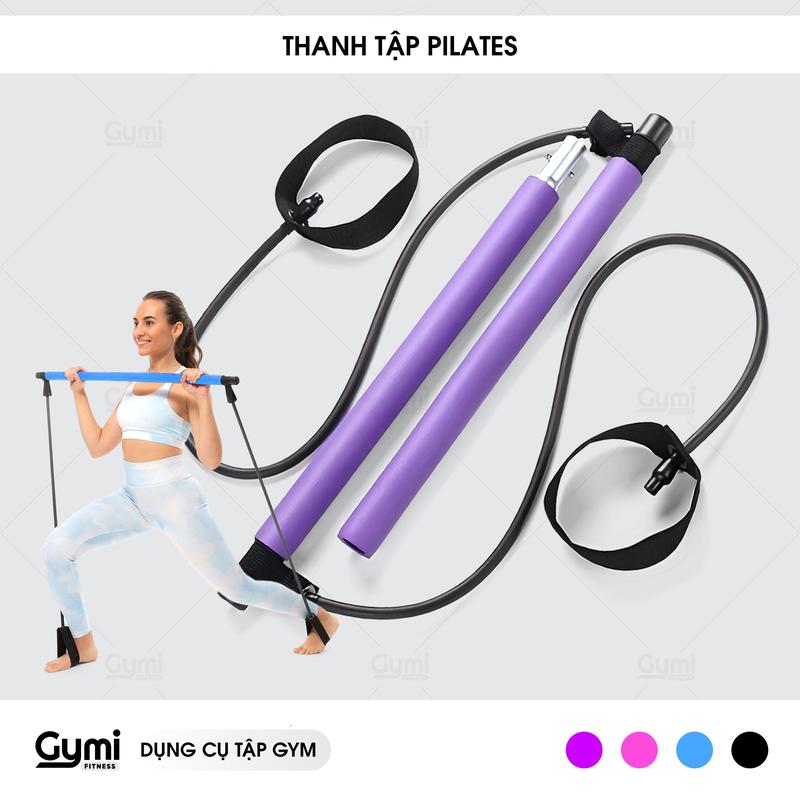 Thanh Tập Pilates Có Dây Kháng Lực Tập Tay Lưng, Tập Yoga Toàn Thân Đa Năng Nữ