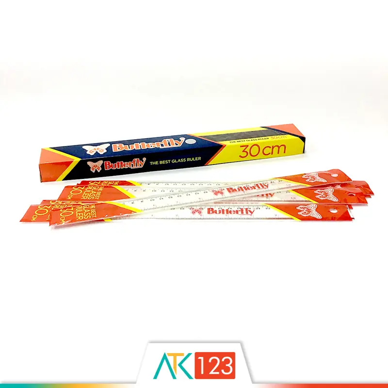 Penggaris Plastik 30 cm Butterfly 2