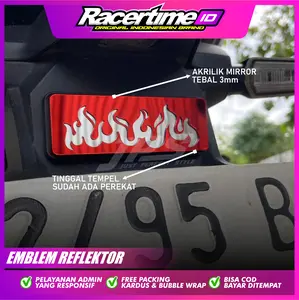 Emblem Reflektor Universal Mata Kucing Beat, PCX, Scoopy, ADV, Fazzio, Aerox, Nmax, Vario, Lexi, Xmax