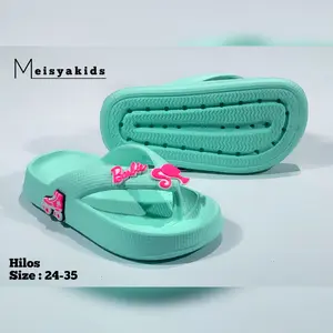 NEW Sandal Jepit anak perempuan Motif karakter Barbie lucu / Sandal viral anak perempuan terbaru Fashion