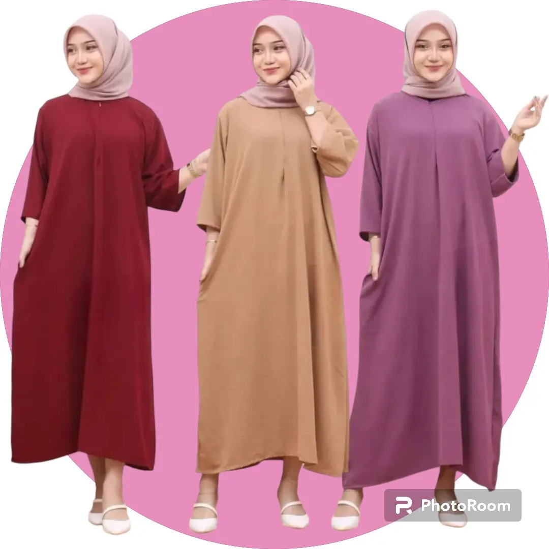 DRES POLOS WANITA CRINKLE AIRFLOW model terbaru busui friendly