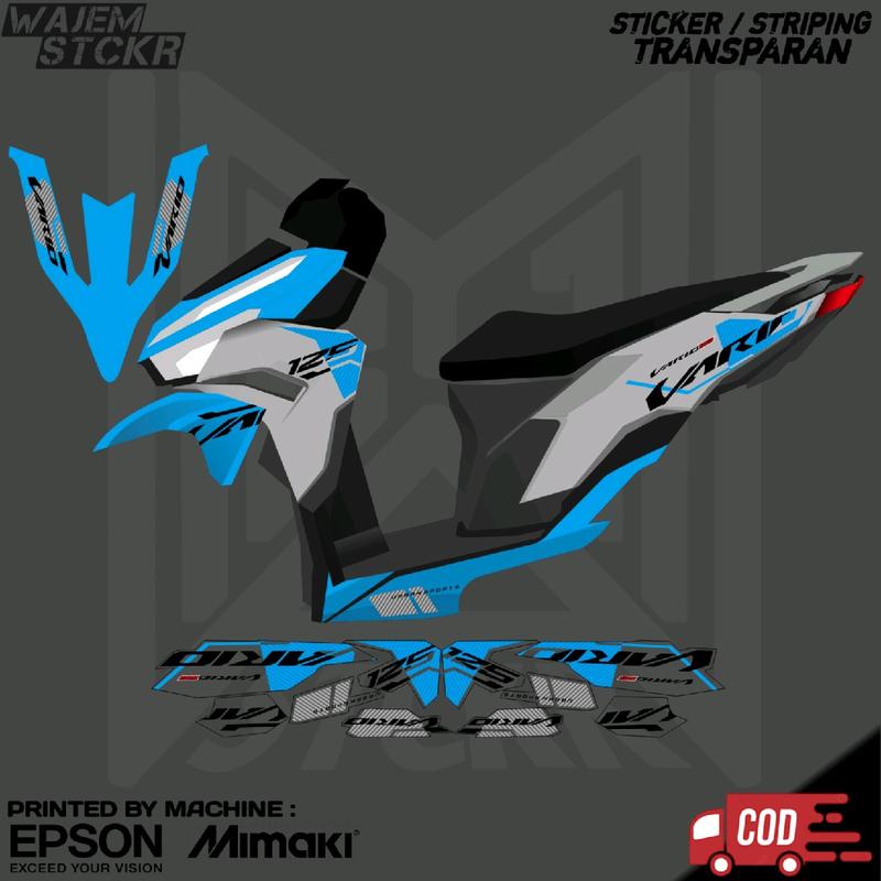 STRIPING TRANSPARAN VARIO 125 NEW 2023 GEN 2 CUSTOM MALAYSIA 6