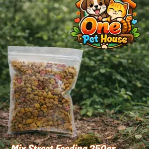 makanan kucing mix 250gr