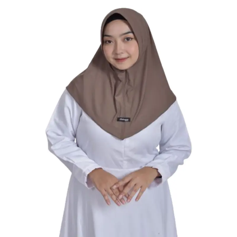 Hijab Instan Hamidah Premium Jersey untuk Wanita Muslim - Ukuran S, M, L - Nyaman Lembut Kerudung Panjang 1