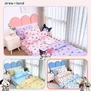 [DL] DREAMLAND SPREI SET MICROSILK KARAKTER MOTIF ANAK LUCU IMUT GEMAS