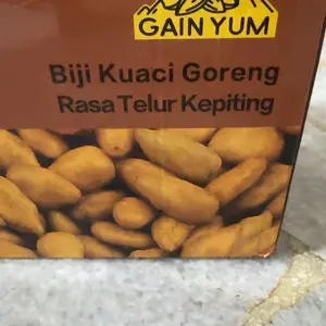 Gain Yum - Box Packaging Kuaci Kupas Kacang Koro Kacang Polong Isi 18 Pcs 324 g