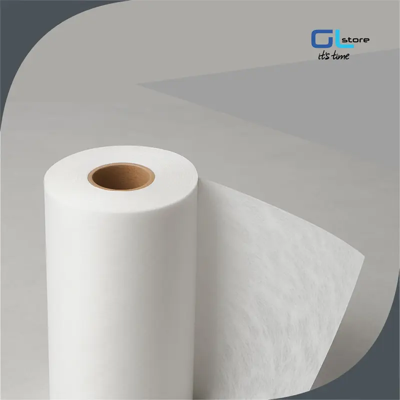 Membran Pelapis Cat Waterproofing 1,6m x 100m GSM 20 / Serat Kain / Tissue / Membran / Kasa untuk Pelapis anti Bocor Cat
