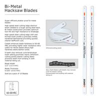Gambar Mata Gergaji Besi 24 TPI Bi-Metal Groz isi 10 Pcs 30482 - Hacksaw Blade Pemotong Logam Halus dari iCan Indonesia Kota Denpasar 4 Tokopedia