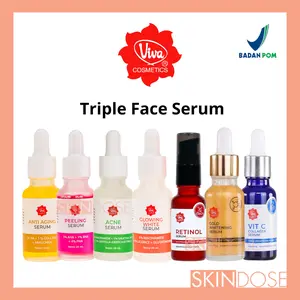 Viva Serum - Glowing White Serum - Peeling Serum - Anti Aging Serum - Acne Serum 20ml Triple Face Serum