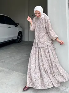 Setelan Rok Susun Bahan Rayon Viscose By Helda's Collection