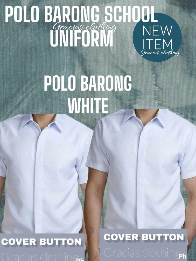 Product Introduction of POLO BARON BLUE  FOR MEN AVAILABLE WHITE/ BLUE/ CREAM / MENS UNIFORM SCHOOL UNIFORM/ WORK UNIFORM/ KATRINA FABRIC GOOF QUALITY Menswear Top 2