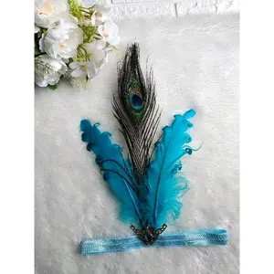 Bandana Pentas Replika Merak/Bandana Bulu/Bandana Tari Headbands