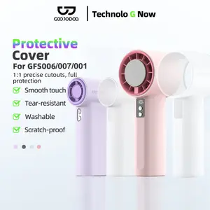 Goojodoq GFS001/GFS006/GFS007/GFS009/GFS010 Penutup Pelindung Kipas Kecepatan Tinggi Pelindung Silikon yang Dapat Dicuci