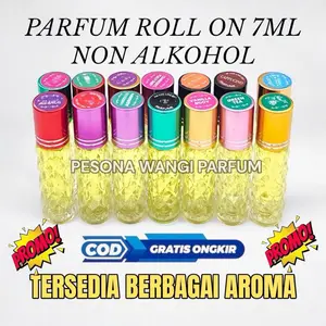(7 ML) PARFUM ROLL ON 7ML NON ALKOHOL TERMURAH DAN TERLARIS TAHAN LAMA
