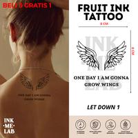 Gambar LET DOWN 1 Tattoo by Inkmelab 8X8, Fruit Ink Tattoo Temporer Bertahan 2-3 minggu - LET DOWN 1 dari Inkmelab Tattoo Kota Semarang 1 Tokopedia