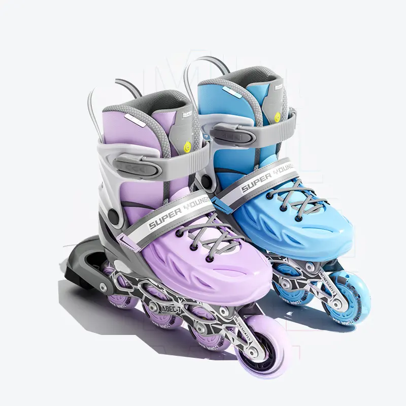 Sepatu roda/roda PU/cangkang 3D/flash roda depan/Sepatu Roda Anak  Inline Skate Laki Laki Dan Perempuan
