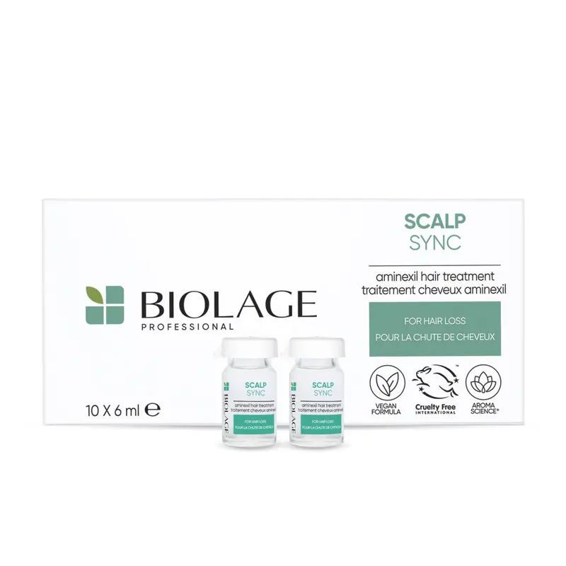 Biolage Scalpsync Aminexil 10 x 6ml - Serum Professional Perawatan Rambut Rontok 1