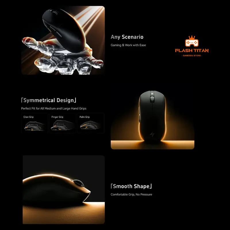 Chuột máy tính không dây ATK A9 Dragonfly - 3 mode kết nối - Có app tùy chỉnh - Sensor max PAW3395 | BigBuy360 - bigbuy360.vn Chuột máy tính không dây ATK A9 Dragonfly - 3 mode kết nối - Có app tùy chỉnh - Sensor max PAW3395 | BigBuy360 - bigbuy360.vn