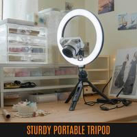 Gambar Streamplify Light 10 10in/26cm Ring Light Garansi Resmi 2 Tahun dengan 3 Mode Suhu Warna & 10 Tingkat Kecerahan untuk Streaming Vlogging dan Fotografi dari WINS OFFICIAL STORE Kota Administrasi Jakarta Utara 2 Tokopedia