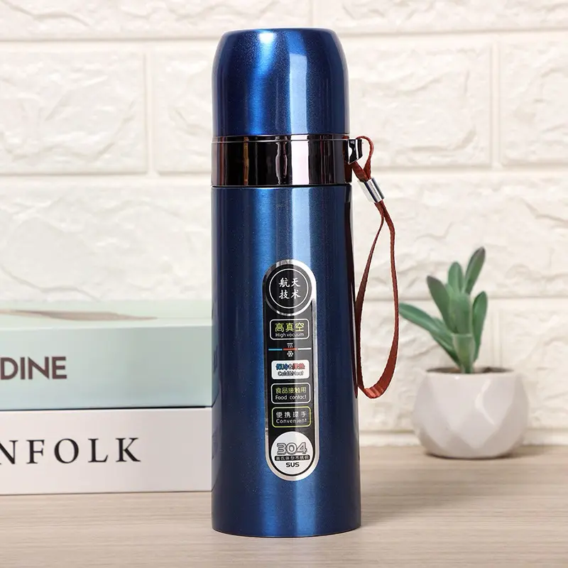 Termos Polos TERMOS Tali PREMIUM STAINLESS STEEL Panas Dingin 12 Jam Kapasitas 500ml Vacuum Coffee 433-1