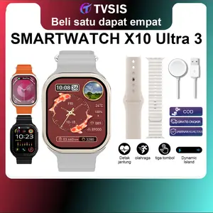 【Garansi Kualitas】【Game】【Pulau Dinamis】Smartwatch Canggih Layar Besar 2,19''｜Deteksi Detak Jantung & Oksigen Dalam Darah｜Mode Olahraga Luar Ruangan｜500+ Wallpaper｜Multifungsi｜Kompatibel dengan Android & iPhone