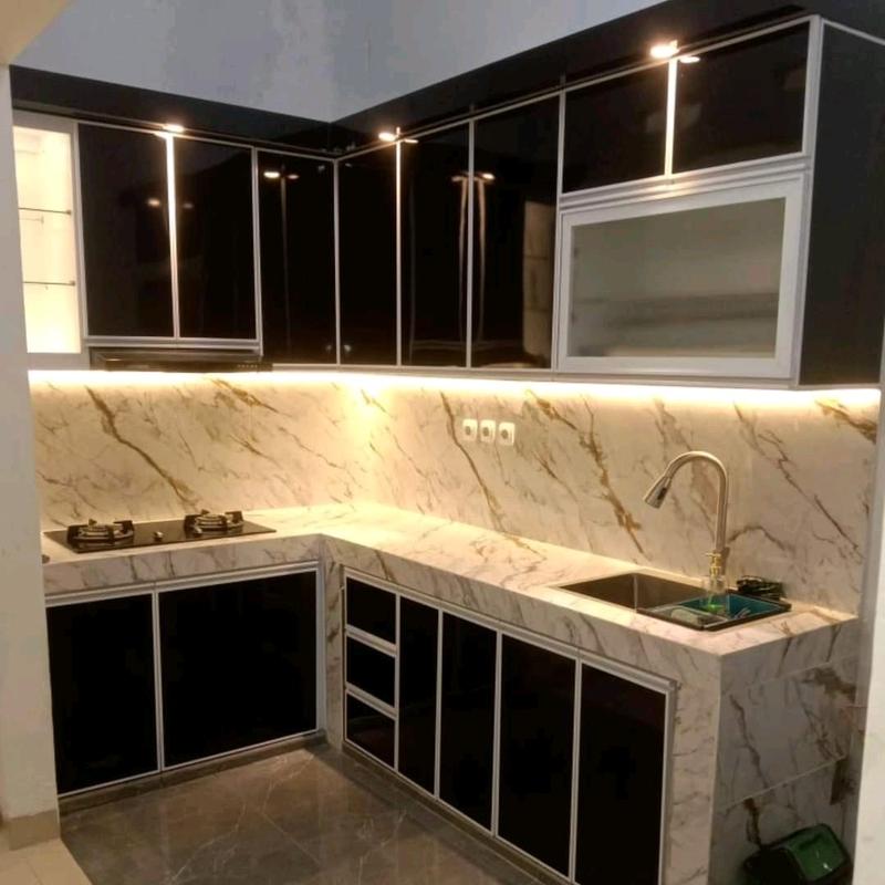KITCHEN SET ALUMINIUM MINIMALIS MODERN 2