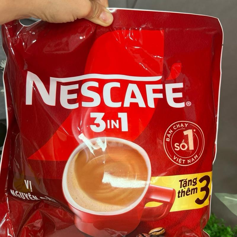 Nescafe 3in1 đỏ vị nguyên bản bịch 16g Coffee Nescafe Bịch 49gói
