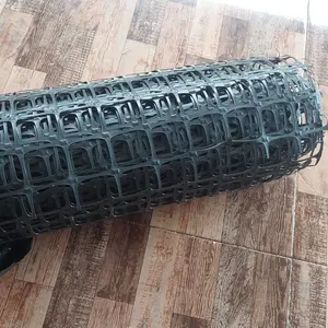 10/20/30/40/50M Pagar Plastik Ayam Hitam Jaring Kandang 3,5cm Ukuran Jala Jaring Pagar Plastik untuk Perlindungan Kebun, Taman, Budidaya Unggas dan Balkon