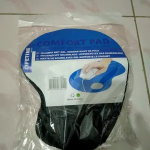 Mousepad Hitam Polos Anti Slip 21x18cm Alas Mouse Desktop Laptop Pad