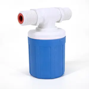 Homeneeds Pelampung Kran Toren  Saringan Otomatis SLT-328+SLT-329 Bahan PVC 1/2 Inch Warna Putih Biru Pelampung Toren Otomatis