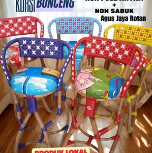 Termurah!!! Kursi Bonceng Anak Motor Matic Rotan Karakter Non Full