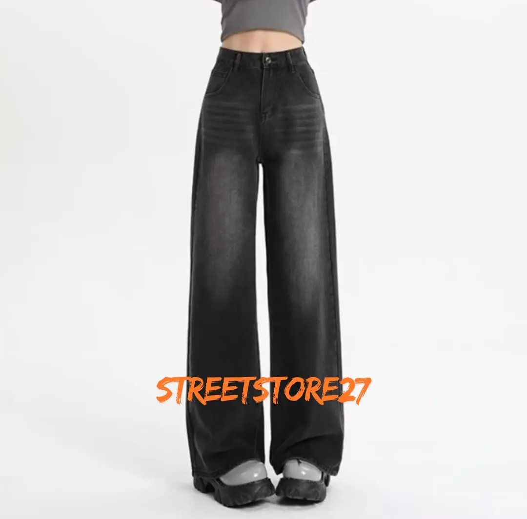 STREET.ID27 celana baggy jeans wanita looke korean style