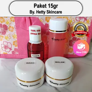 Hetty Skincare - Paket 15gr Cream Perawatan Wajah Ha N