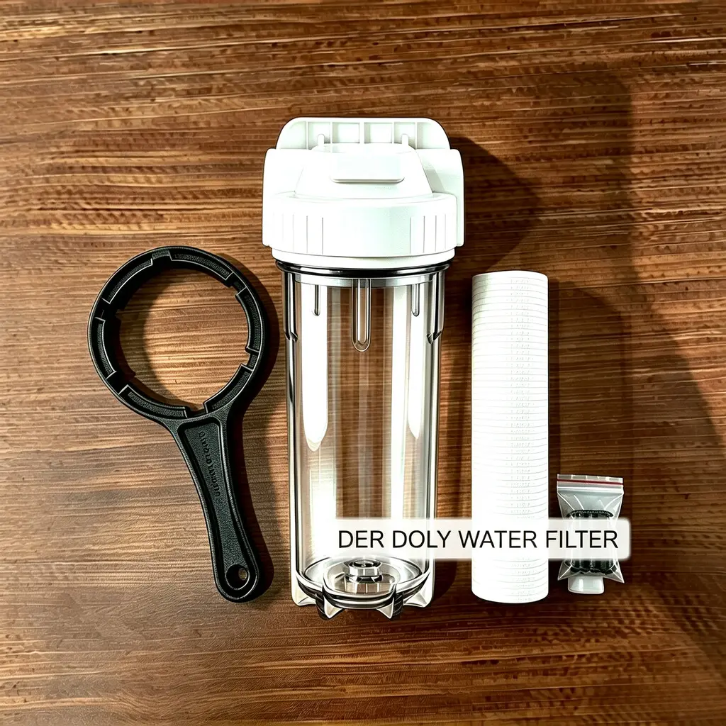 Housing Clear  Putih 10" Drat 1/2"  3/4" One Oring Hosing RO Filter FS 10 Inch