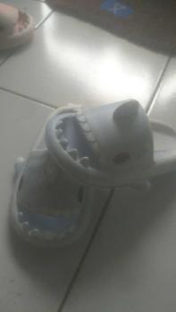Product Review of Starlight Sendal Selop Anak Model Baby Shark Sandal Anak Karakter Hiu Cowok Cewek Unisex Sandal Casual Sandal Cewek Elastic Empuk HSN602 from R**🆗 0