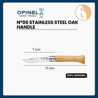 Gambar Opinel N°06 Oak - Stainless Steel Folding Knife dari Technical Outdoor Store Kota Administrasi Jakarta Selatan 1 Tokopedia