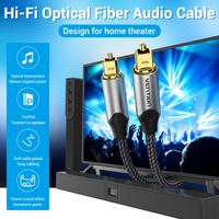 Gambar VENTION KABEL AUDIO DIGITAL OPTICAL Toslink Audio Optik Metal Braided Gray - BAVH dari Techno Computer Bali Kota Denpasar 2 Tokopedia