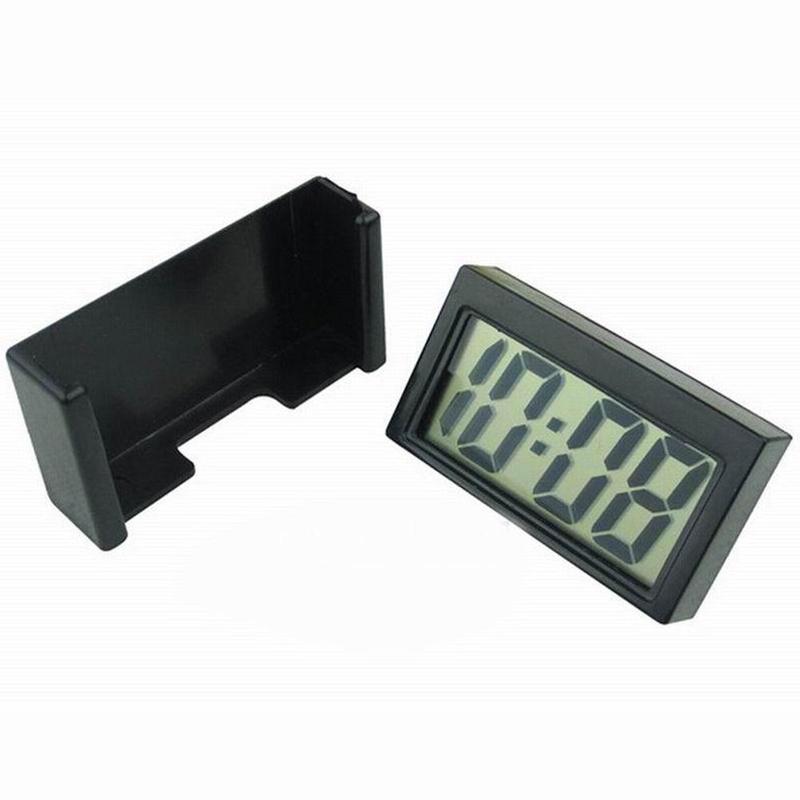 Product Introduction of Mini Electronic Digital Clock Home Furnishings Can Be Used For Car Truck Dashboard Time Practical Self Adhesive Holder Durable 36