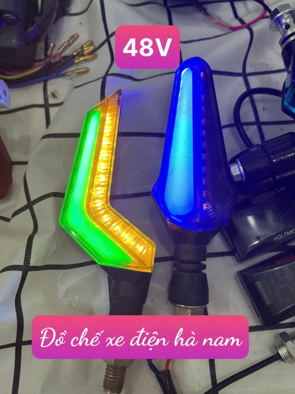 Xi Nhan L21 điện 48v cho xe 133 xe đạp điện sáng demi led audi nhiều màu loại đẹp