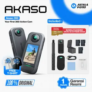 AKASO 360 Creator Combo 5.7K 360° Action Camera Garansi Resmi Action Cam