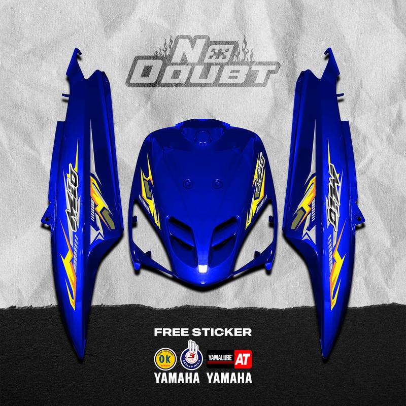 STRIPING MIO SPORTY CUSTOM BLES - BLUE BODY 2