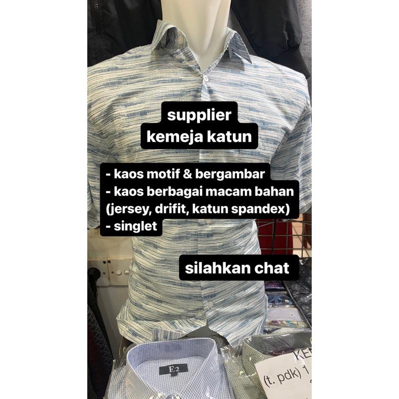 supplier kemeja pria & kaos katun premium 0