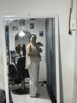 Product Review of Quần suông kaki + jean bigsize nữ  dáng suông rộng dành cho chubby đùi to vải kaki mềm mại đứng dáng   Women from T**n N**c T**m 0